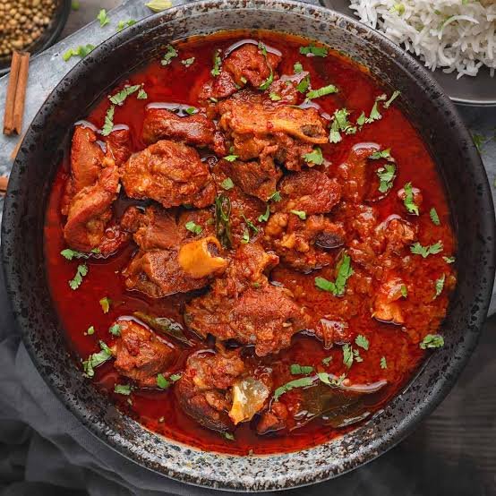 Spicy Mutton Lamb Curry Rogan Josh